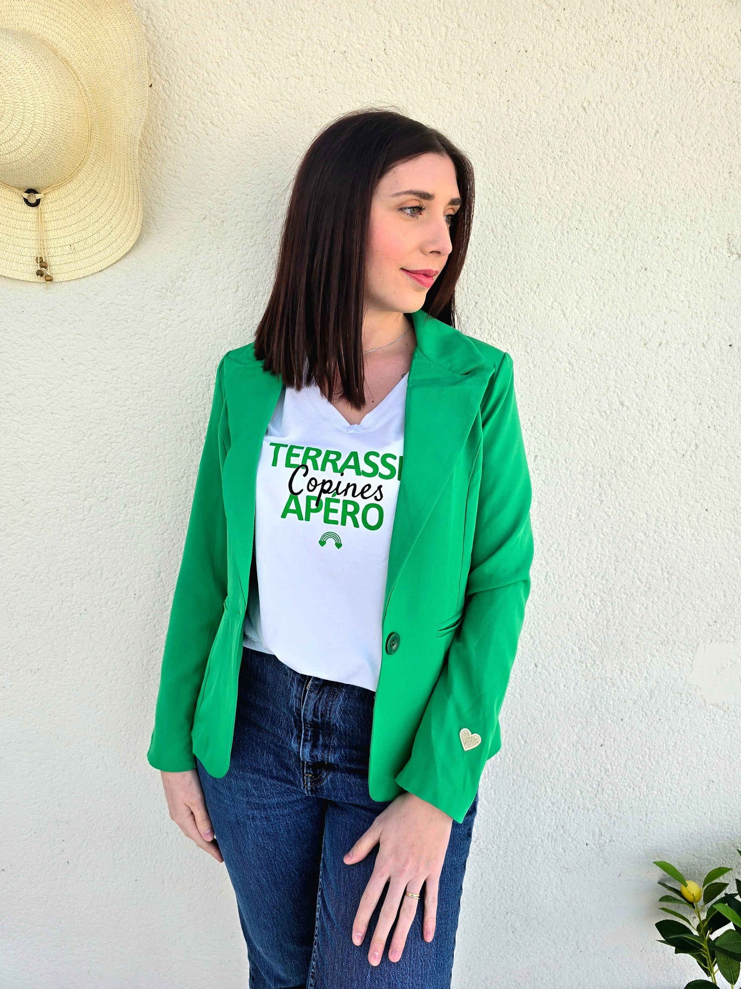 Veste blazer Donna Verte