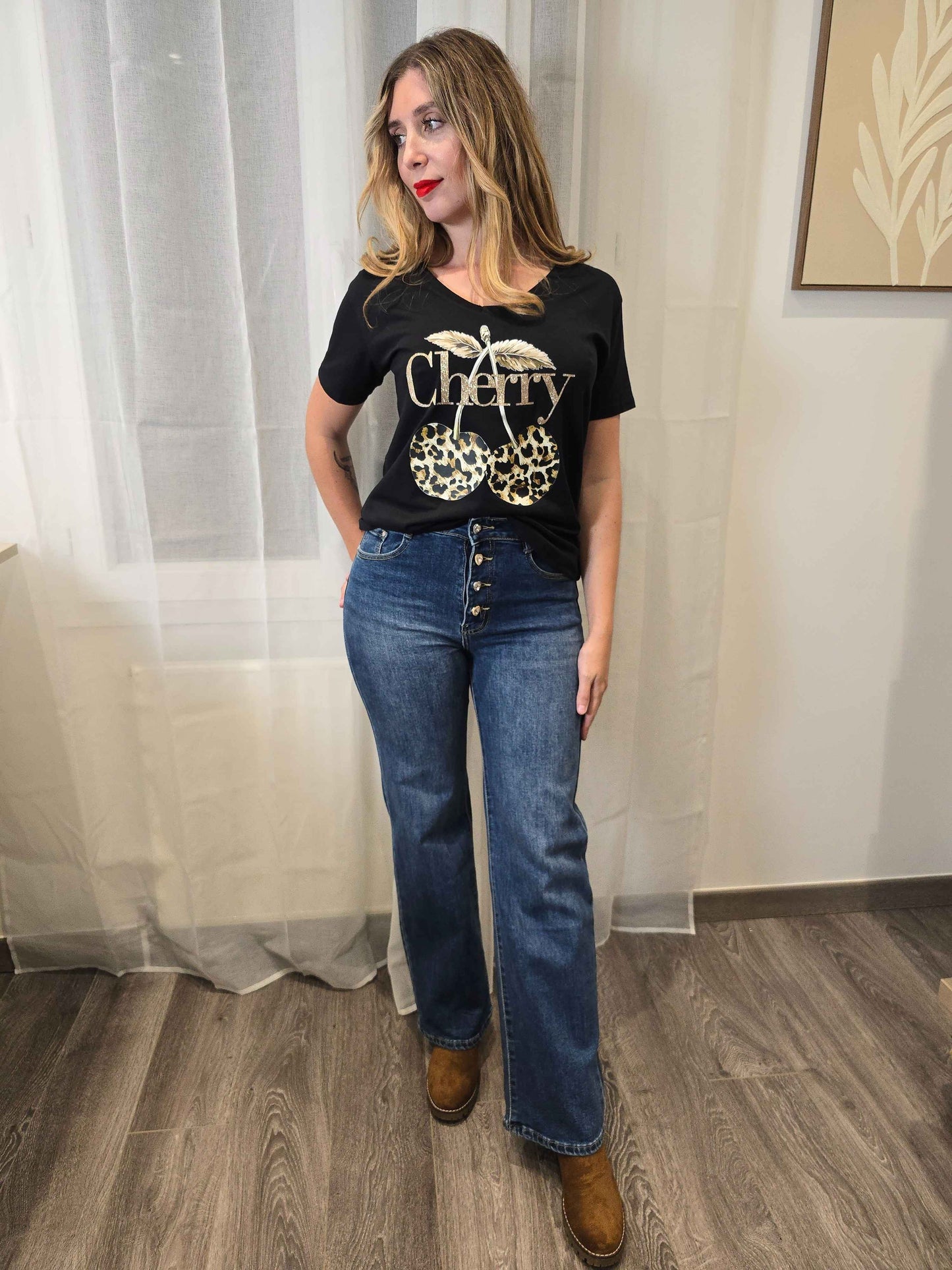 Jean MIGUEL Wide leg bleu