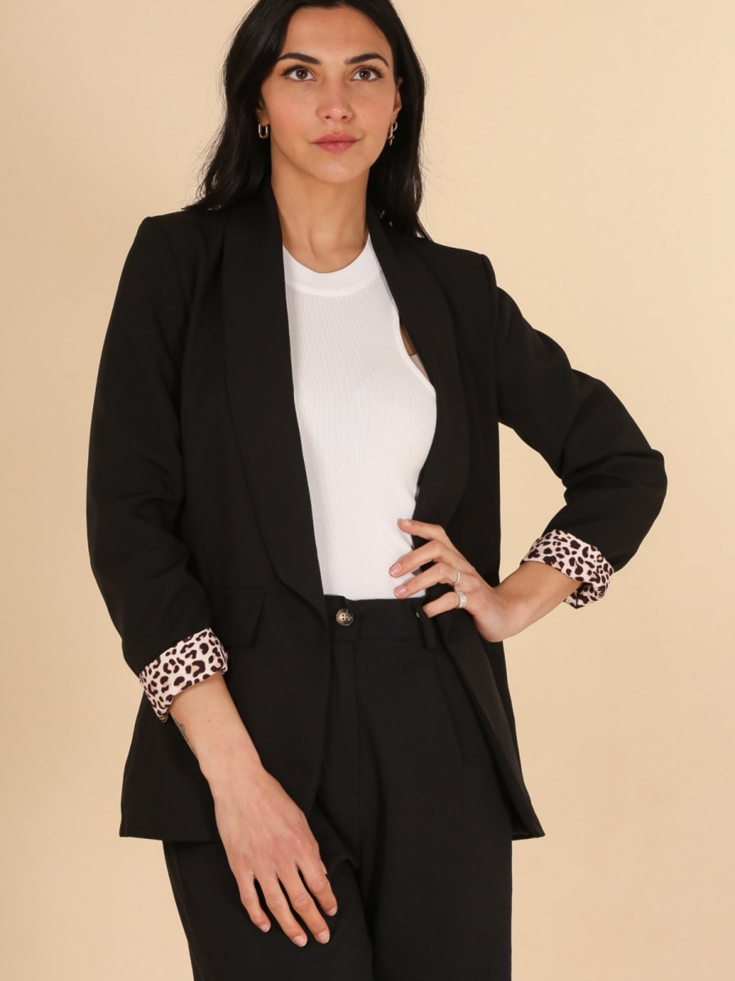 Veste blazer Vanessa noir
