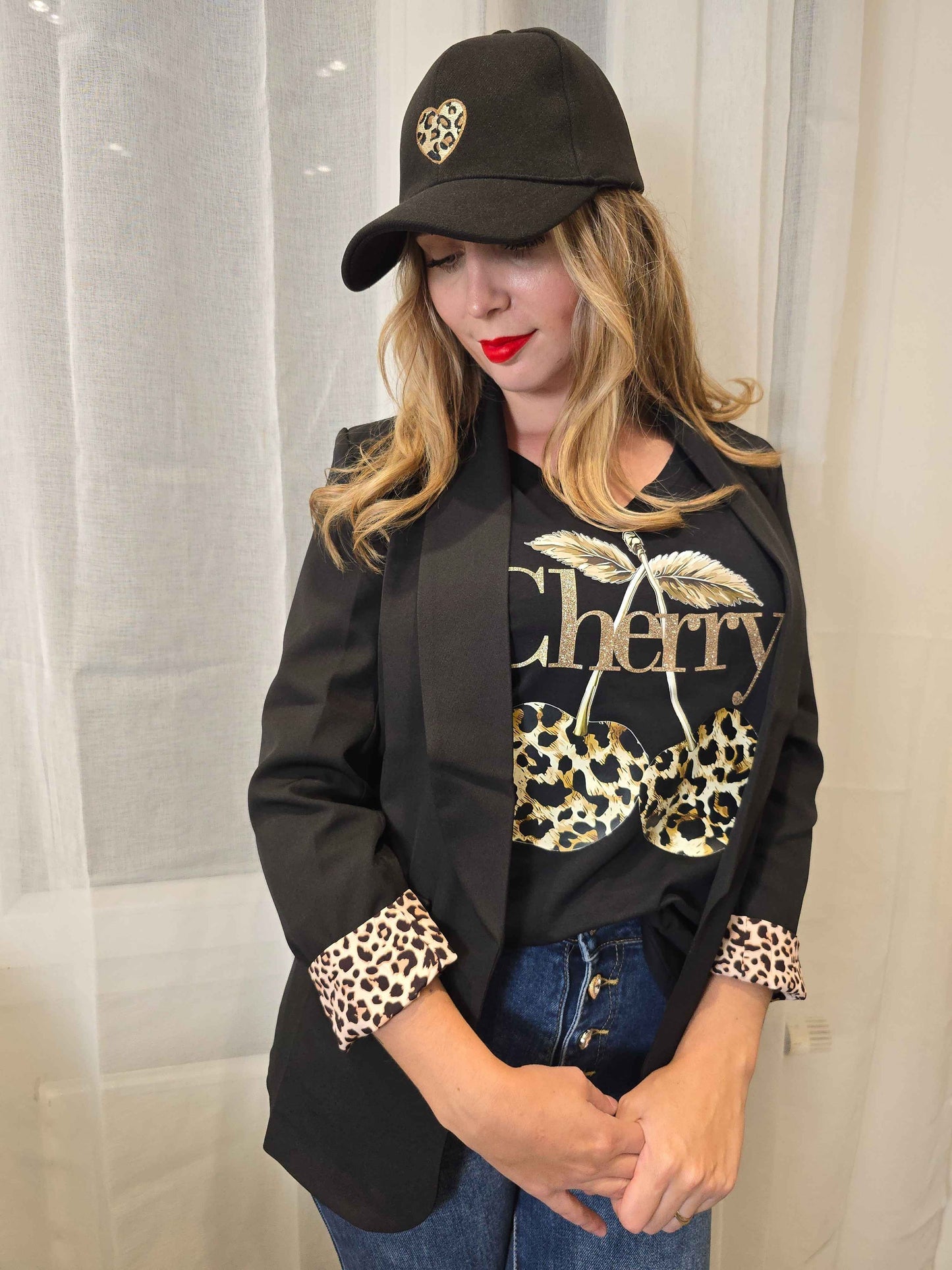 Veste blazer Vanessa noir