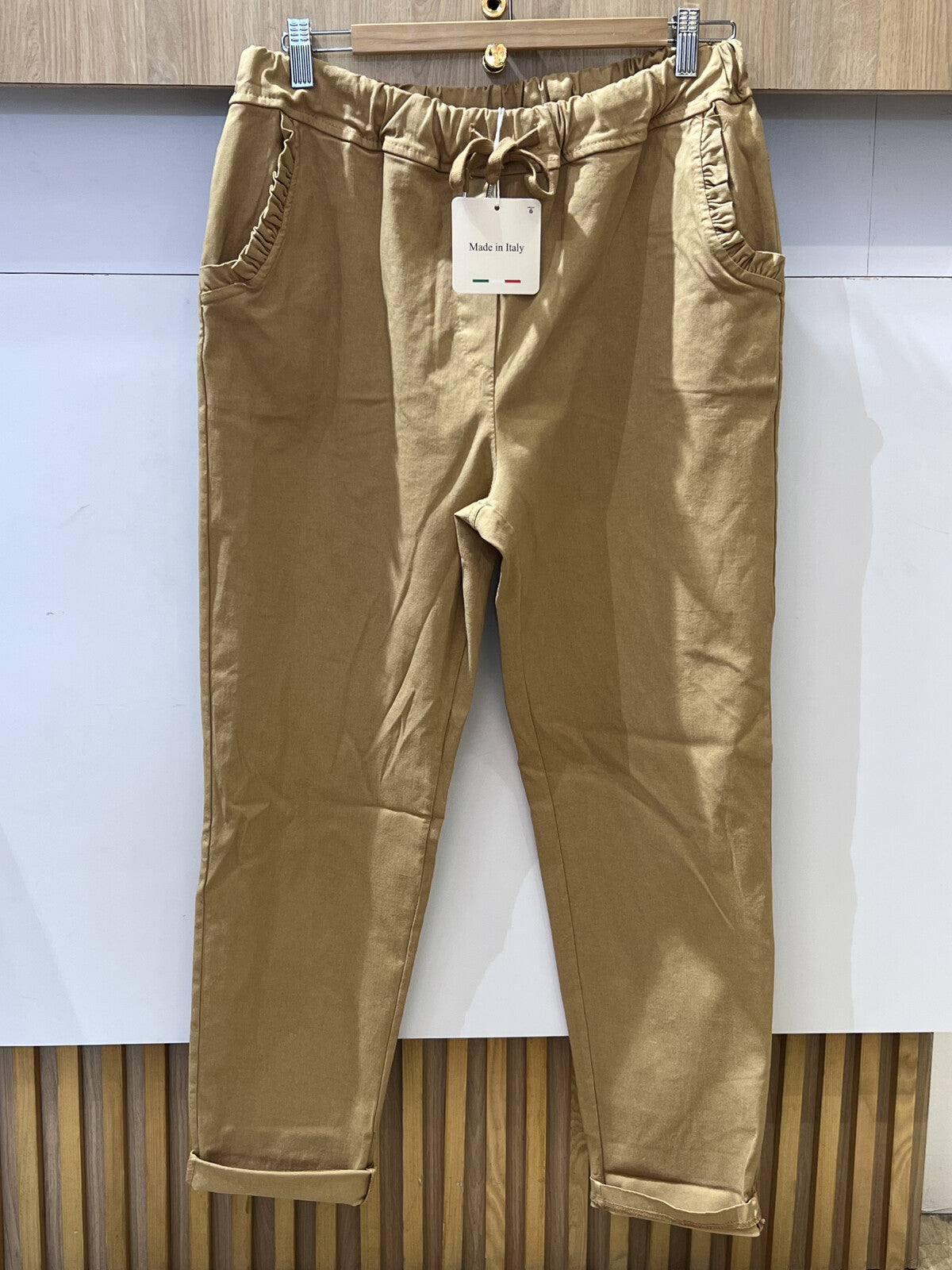 Pantalon style Jogg Anatole Camel Grande Taille