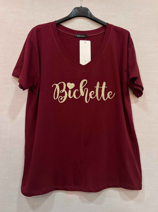 Tee-shirt BICHETTE bordeau
