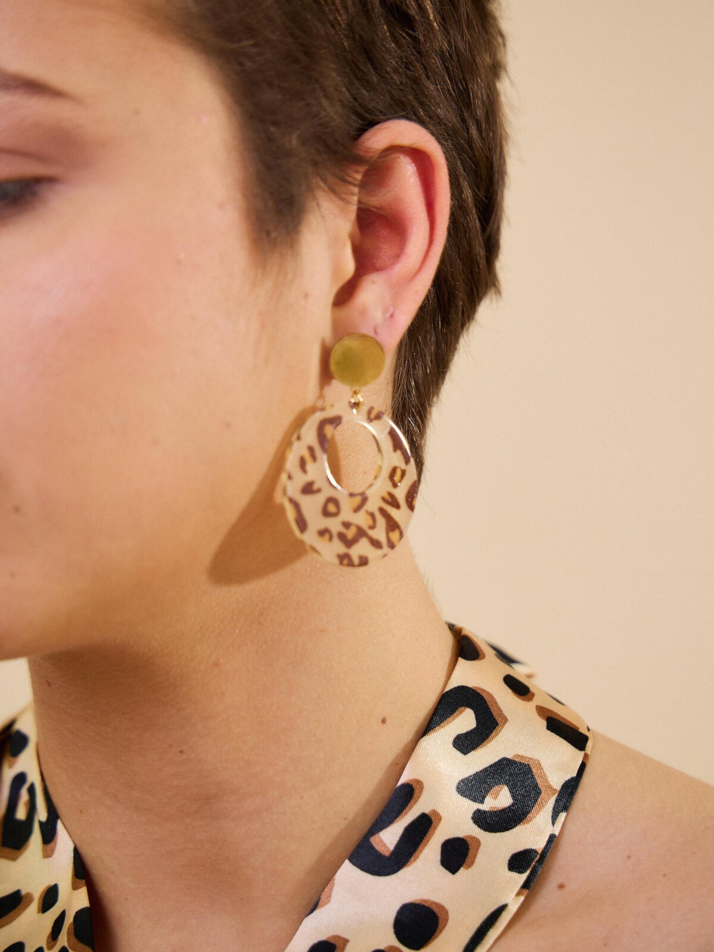 Boucles d'oreilles Léo
