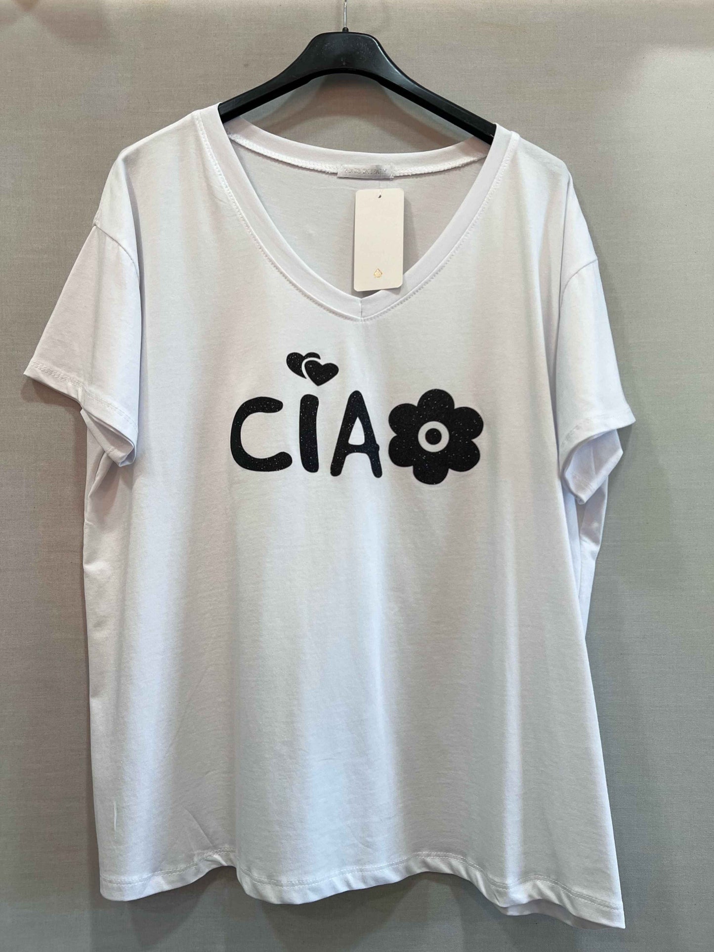 Tee-shirt CIAO blanc