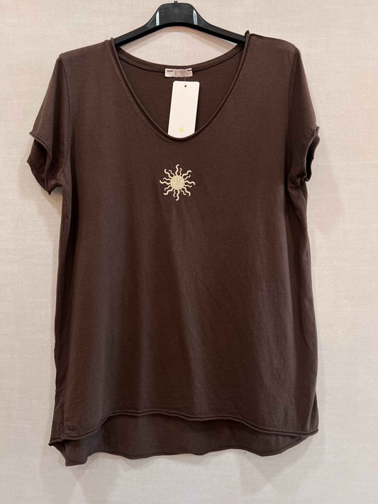 Tee-shirt DIEGO marron