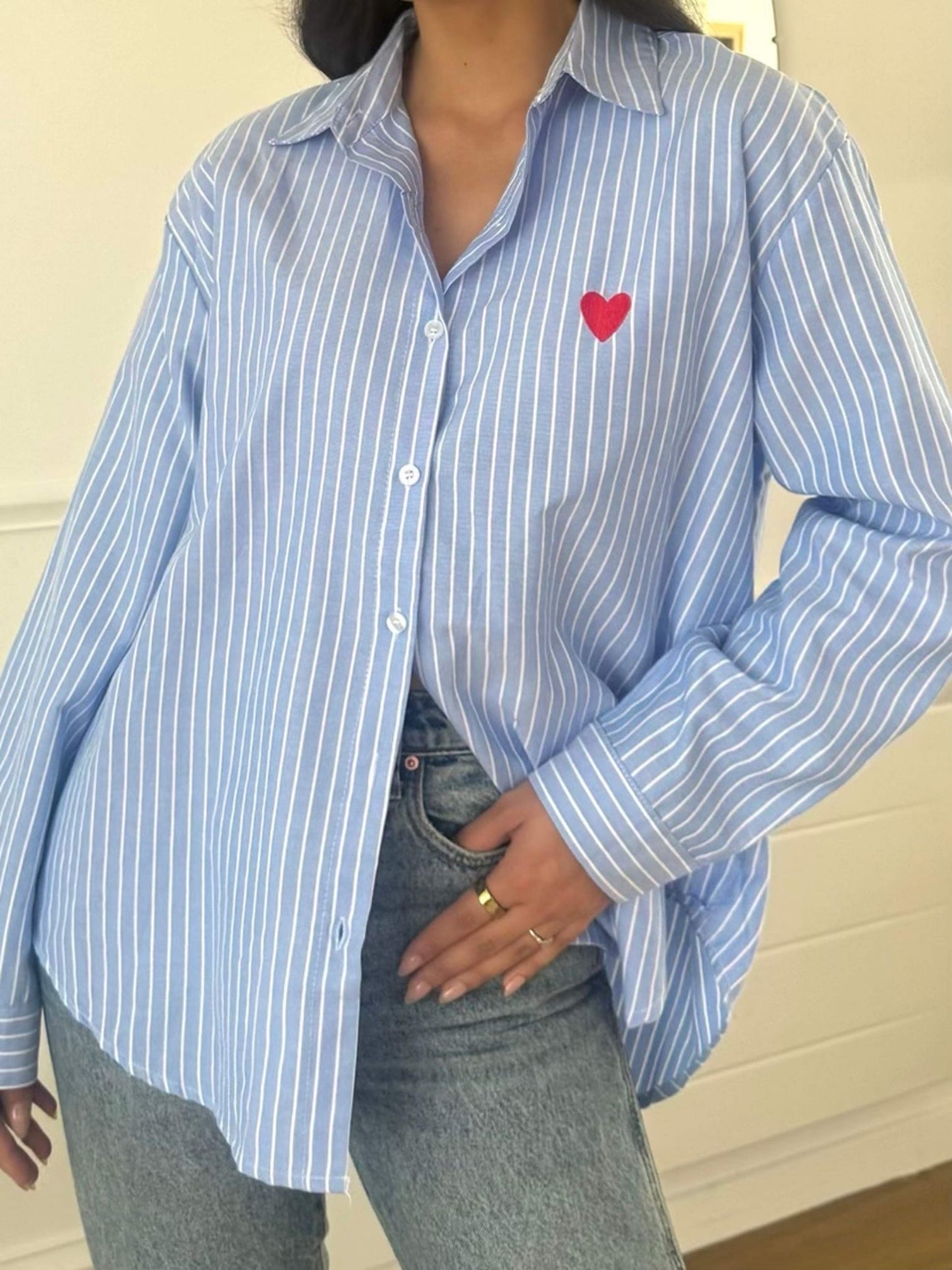 Chemise IRMA bleu ciel