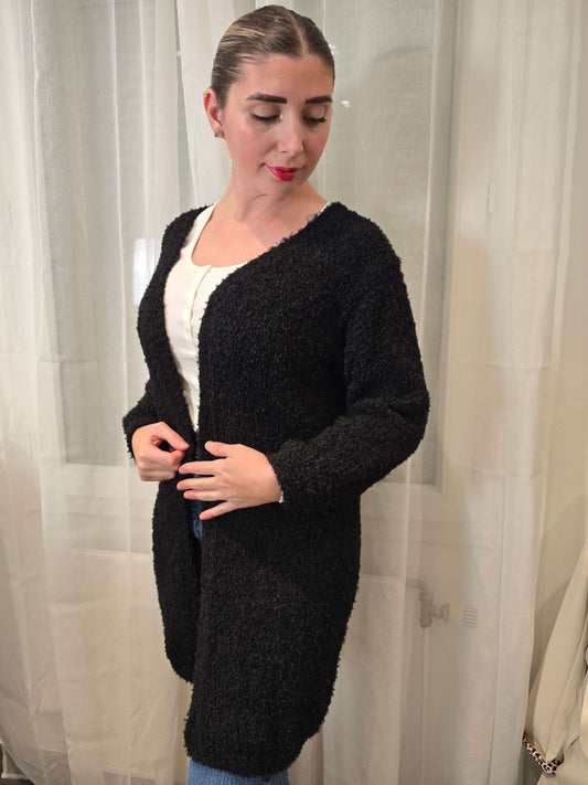 Gilet LUDO long noir