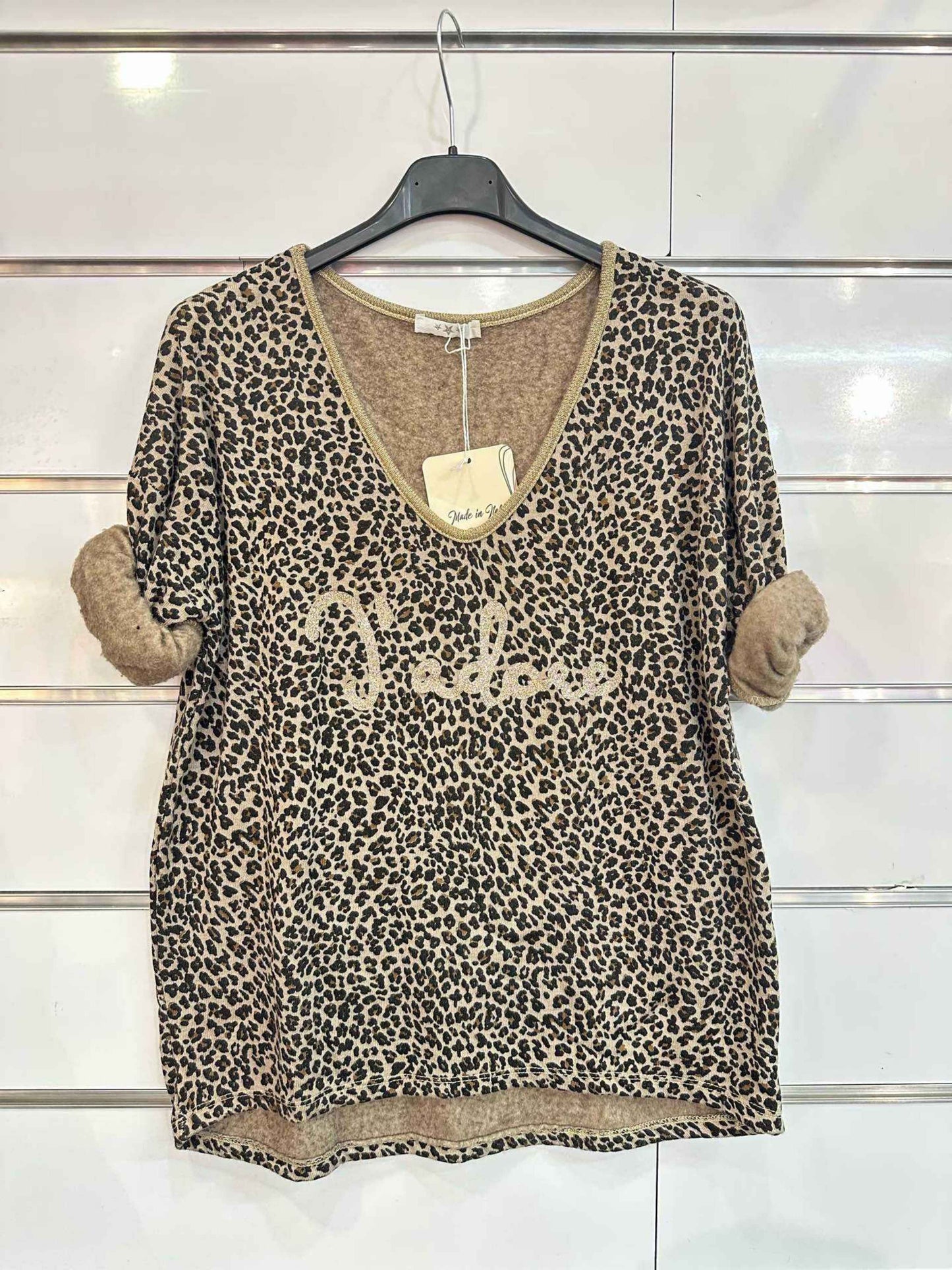 Pull MALON léopard J'adore