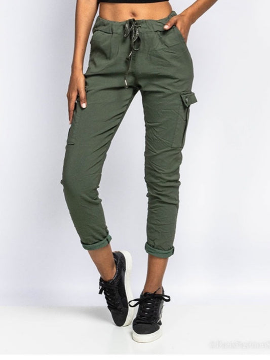Pantalon Cargo Kaki