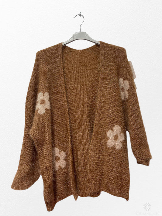 Gilet ouvert SANTIAGO Camel